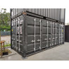 20ft Open Side Container Negro Nuevo